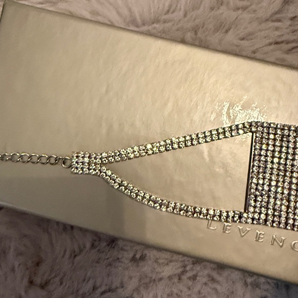 Silver Rhinestone Choker - Picture 2 of 3